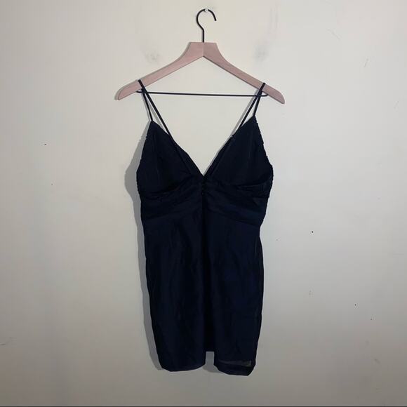 FREE PEOPLE beaded bodice embellished whimsigoth mini dress 8 - Picture 3 of 5